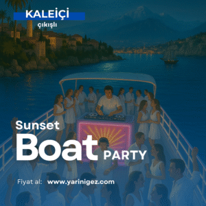 Günbatımı Tekne Partisi (kaleiçi)